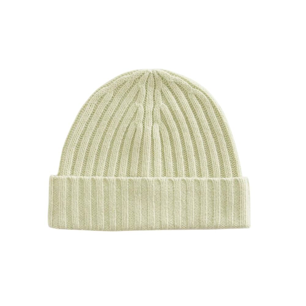 Everlane Cozy Seafoam Green Cashmere Beanie Hat